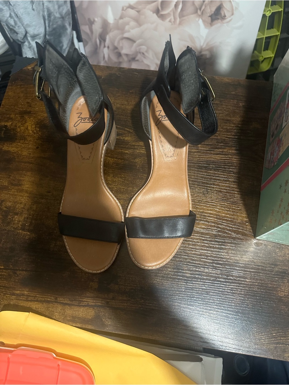 Women’s Black Ankle-Strap Sandals